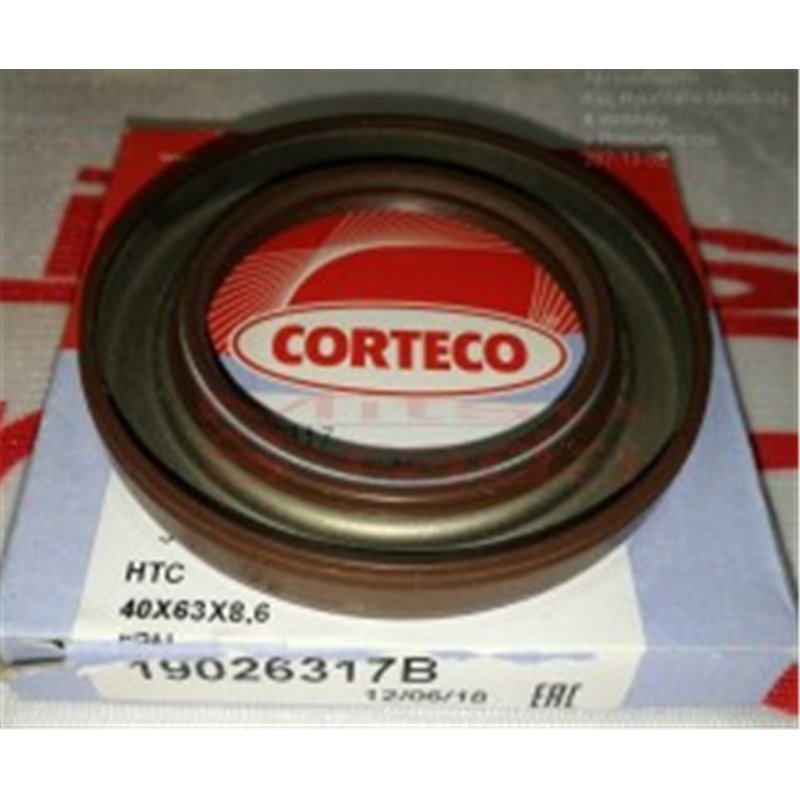 19026317B CORTECO 40x63x8,6 BASLDRWX7 FPM Paraolio CORTECO