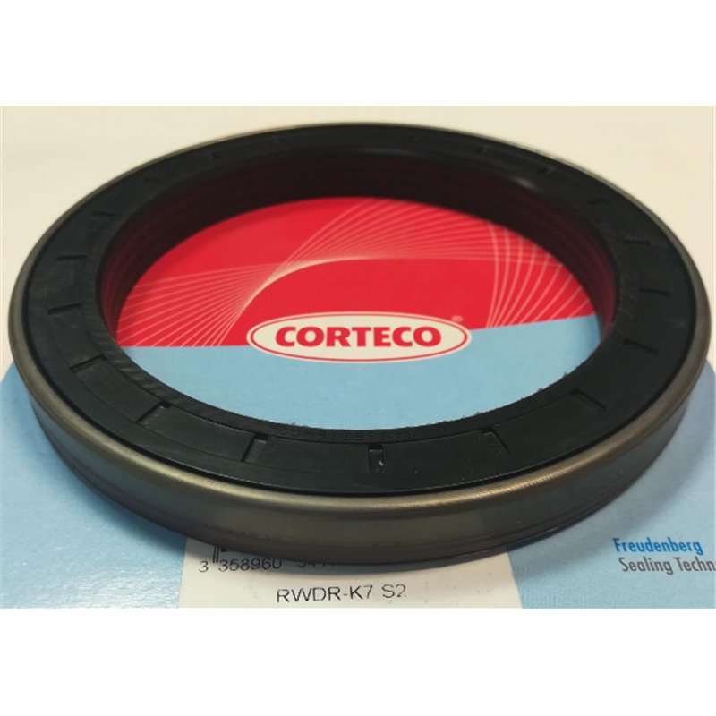 12040000B CORTECO 105x140x13,5/14,5 RWDR-K7 S2 NBR/FPM Paraolio