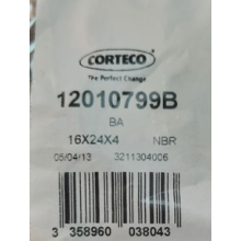 12010799B CORTECO 16x24x4 BA NBR Paraolio CORTECO